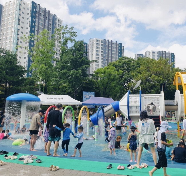 계양구, '오조산근린공원 물놀이장' 성황리 개장
