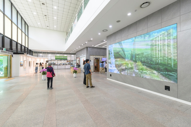양천구, 구청 1층 로비 미디어월·전시공간 갖춘 주민 친화 공간으로 새단장